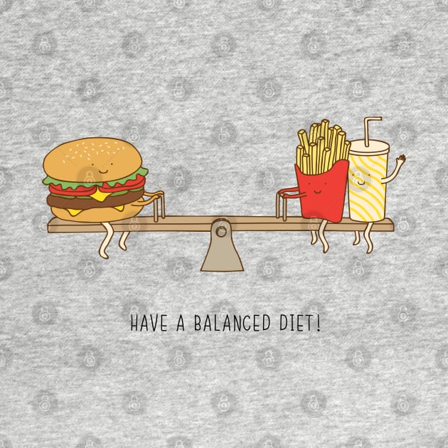 balanced diet by milkyprint